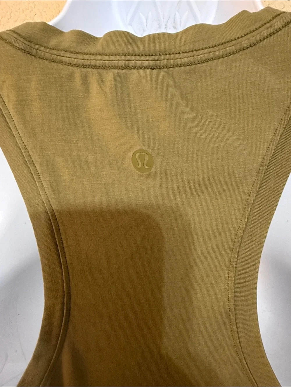 lululemon athletica Olive Green Racerback Tank Top